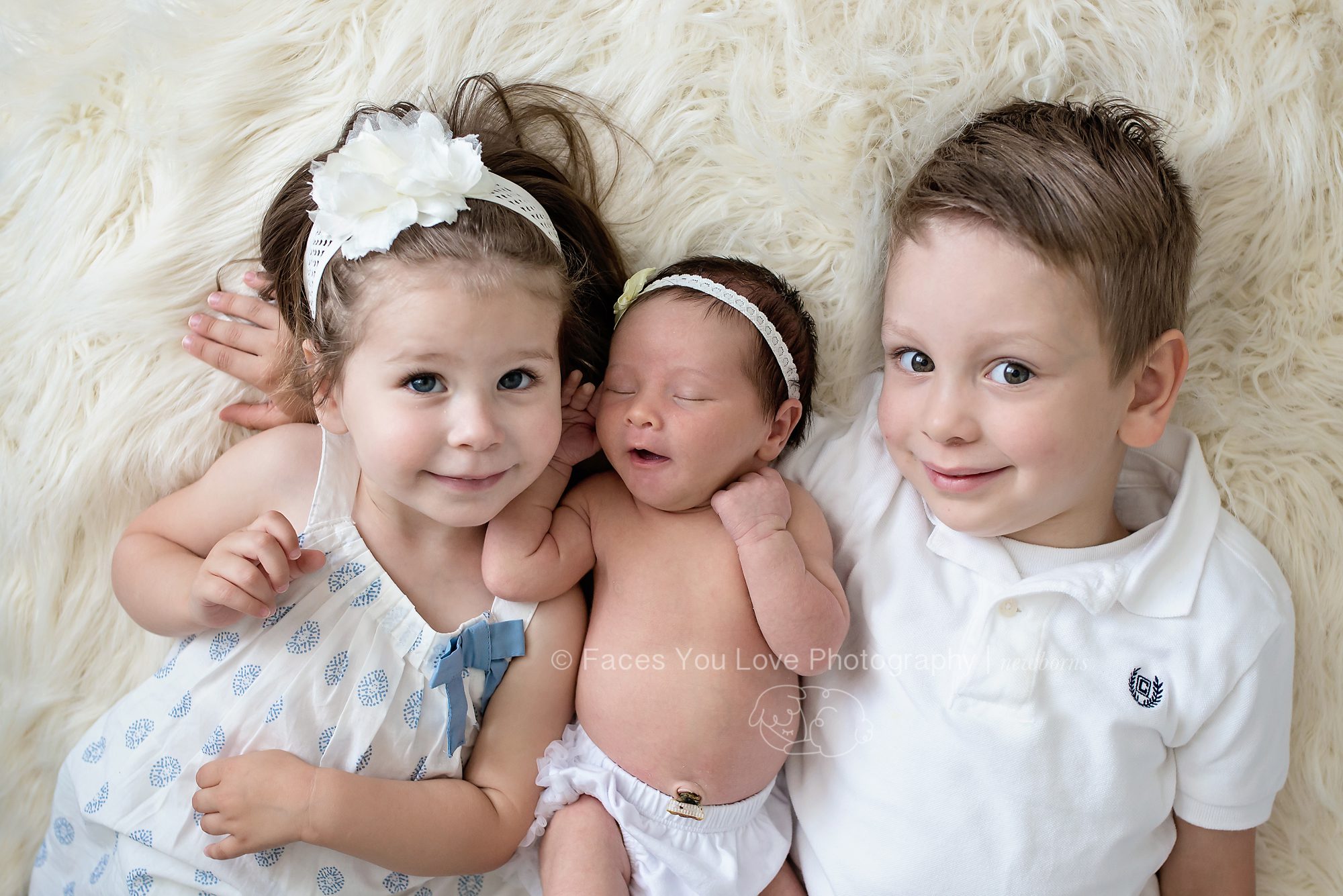 Siblings at Newborn Session