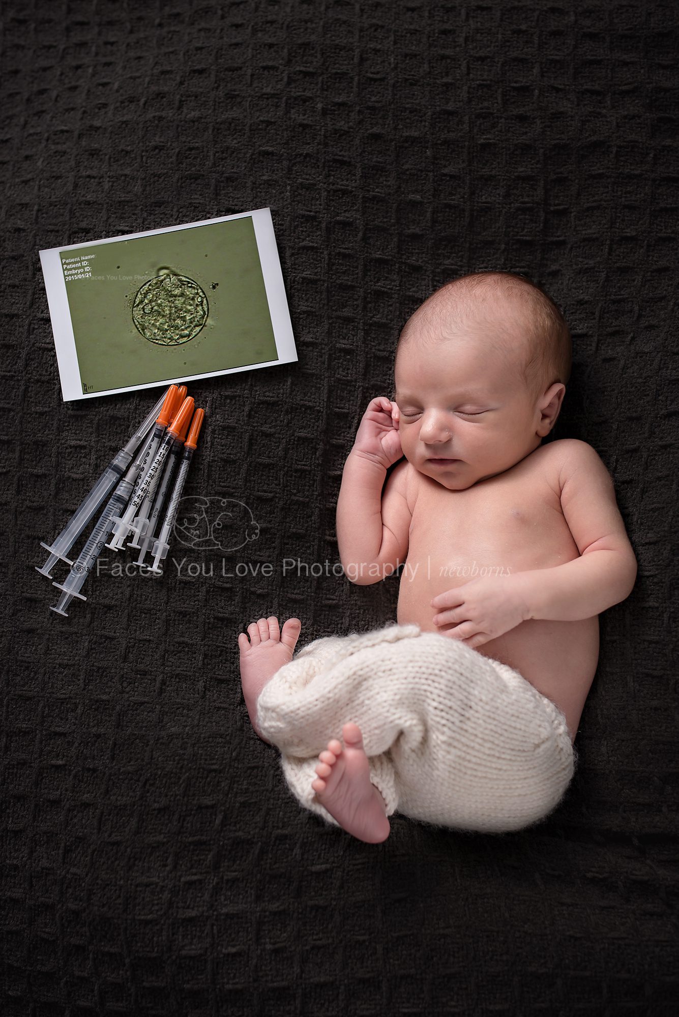 IVF Journey newborn picture