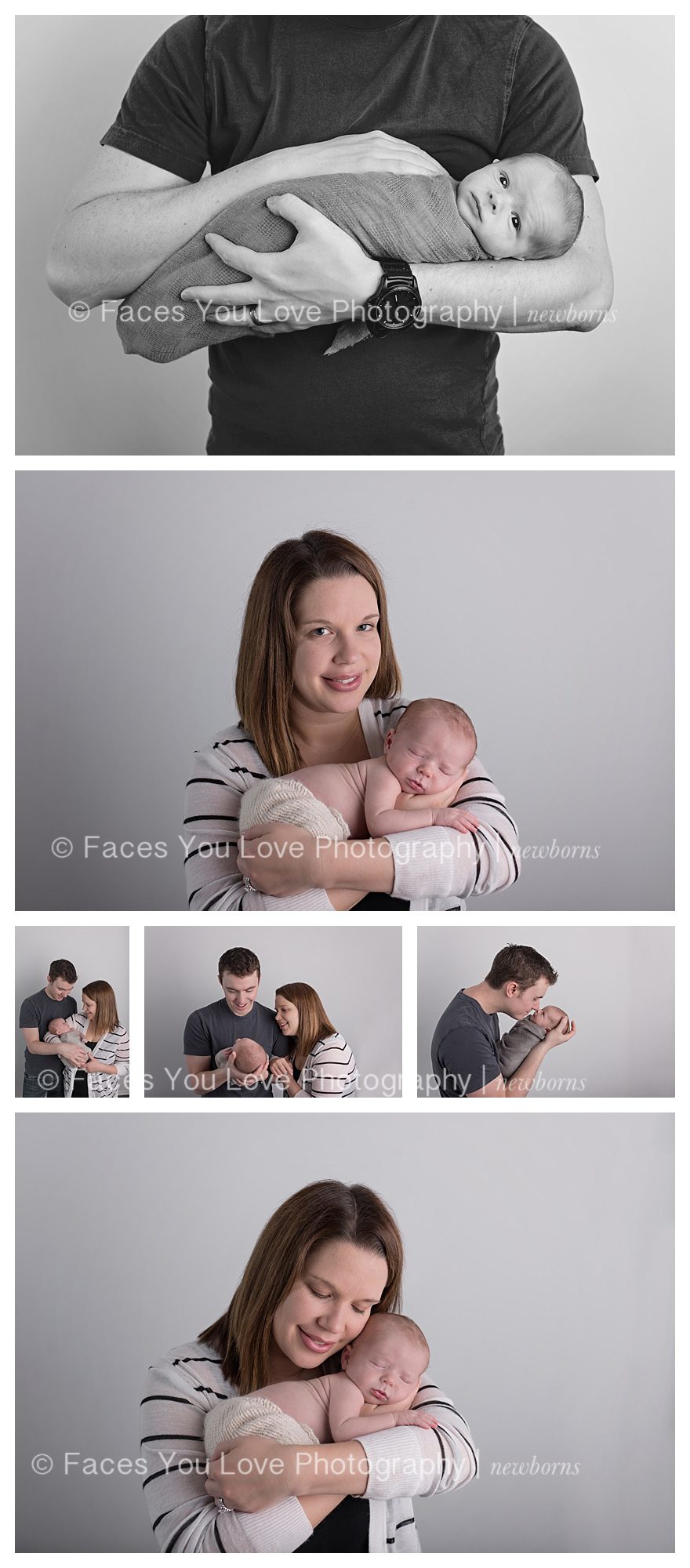 Parents with Newborn Poses | facesyoulove.com