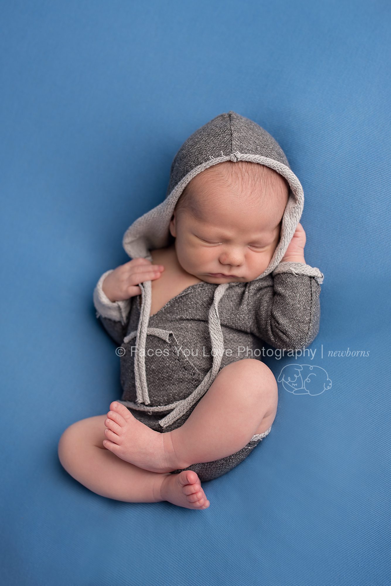 newborn hoodie romper