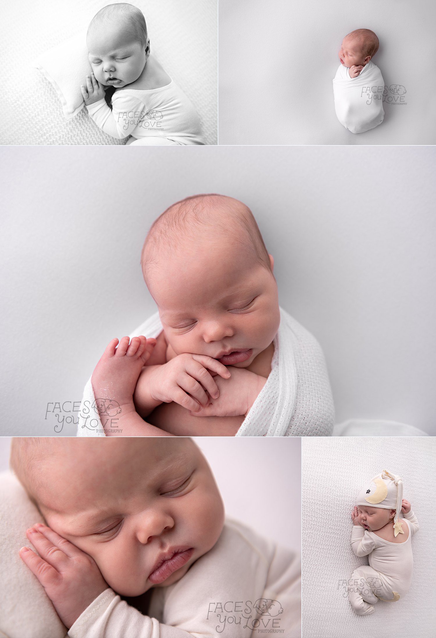 simple newborn session, white, cream, baby boy, newborn session white, newborn photographer kansas city