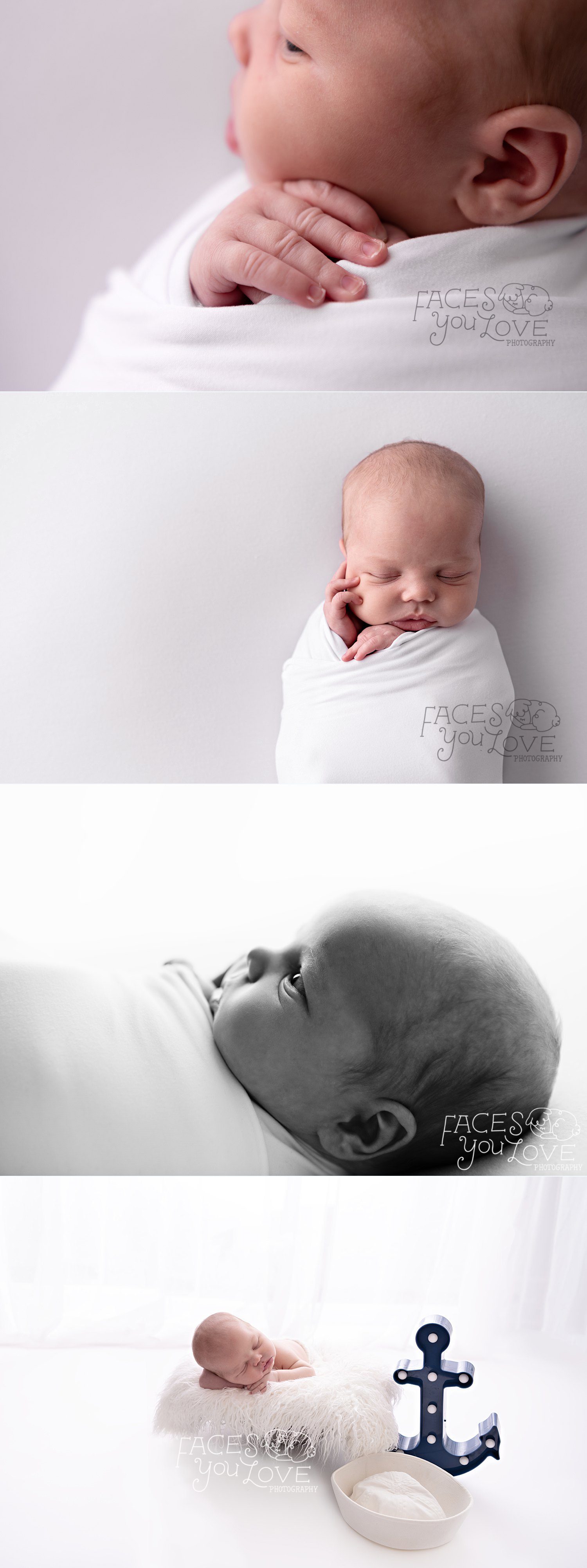 newborn details, newborn on white, simple newborn wraps, newborn portraits, baby boy, newborn pictures kansas city